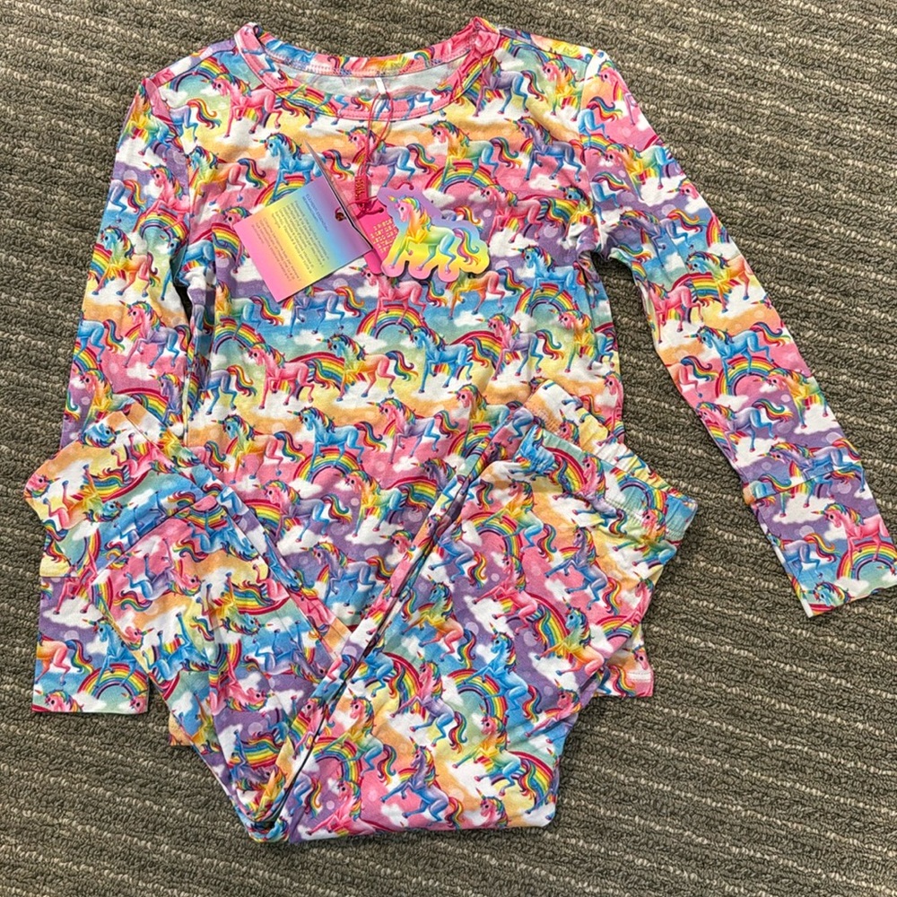Lisa Frank Markie Magic Long Sleeve Pajamas 3-4T